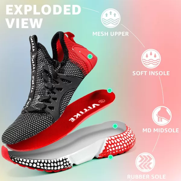 WETIKE Mesh Slip On Lightweight Running Sneakers