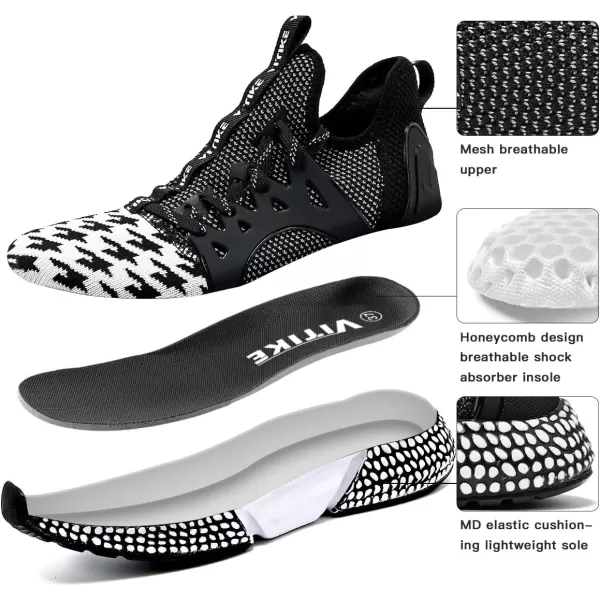 WETIKE Mesh Slip On Lightweight Running Sneakers