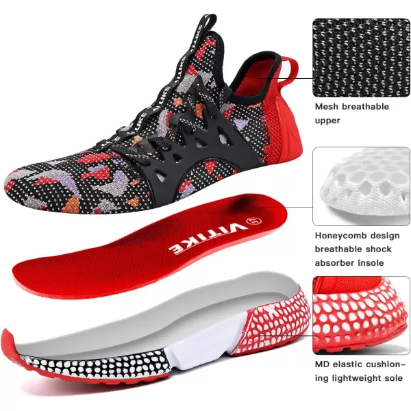 WETIKE Mesh Slip On Lightweight Running Sneakers