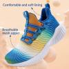 imageVITUOFLY Boys Sneakers Kids Running Shoes Girls Mesh Fitness Shoe Indoor Training Sneaker Lightweight Outdoor Sports Athletic Tennis Shoes for Little KidBig Kid8091colorfue Blue