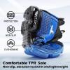 imageVITUOFLY Boys Sneakers Kids Running Shoes Girls Mesh Fitness Shoe Indoor Training Sneaker Lightweight Outdoor Sports Athletic Tennis Shoes for Little KidBig Kid8100blackBlue