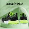 imageVITUOFLY Boys Sneakers Kids Running Shoes Girls Mesh Fitness Shoe Indoor Training Sneaker Lightweight Outdoor Sports Athletic Tennis Shoes for Little KidBig KidBlack Green8139