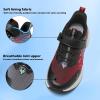 imageVITUOFLY Boys Sneakers Kids Running Shoes Girls Mesh Fitness Shoe Indoor Training Sneaker Lightweight Outdoor Sports Athletic Tennis Shoes for Little KidBig KidBlackRed8222