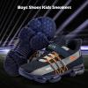 imageVITUOFLY Boys Sneakers Kids Running Shoes Girls Mesh Fitness Shoe Indoor Training Sneaker Lightweight Outdoor Sports Athletic Tennis Shoes for Little KidBig Kid8100blue