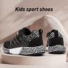 imageVITUOFLY Boys Sneakers Kids Running Shoes Girls Mesh Fitness Shoe Indoor Training Sneaker Lightweight Outdoor Sports Athletic Tennis Shoes for Little KidBig KidBlack White8139