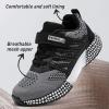 imageVITUOFLY Boys Sneakers Kids Running Shoes Girls Mesh Fitness Shoe Indoor Training Sneaker Lightweight Outdoor Sports Athletic Tennis Shoes for Little KidBig KidBlack Grey8139