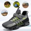 imageVITUOFLY Boys Sneakers Kids Running Shoes Girls Mesh Fitness Shoe Indoor Training Sneaker Lightweight Outdoor Sports Athletic Tennis Shoes for Little KidBig Kid8100grey