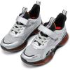 imageVITUOFLY Boys Sneakers Kids Running Shoes Girls Mesh Fitness Shoe Indoor Training Sneaker Lightweight Outdoor Sports Athletic Tennis Shoes for Little KidBig Kid8172kblack Silver
