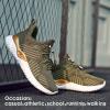 imageVITUOFLY Boys Sneakers Kids Running Shoes Girls Mesh Fitness Shoe Indoor Training Sneaker Lightweight Outdoor Sports Athletic Tennis Shoes for Little KidBig Kid8075green