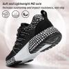imageVITUOFLY Boys Sneakers Kids Running Shoes Girls Mesh Fitness Shoe Indoor Training Sneaker Lightweight Outdoor Sports Athletic Tennis Shoes for Little KidBig KidBlack White8139