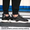 imageVITUOFLY Boys Sneakers Kids Running Shoes Girls Mesh Fitness Shoe Indoor Training Sneaker Lightweight Outdoor Sports Athletic Tennis Shoes for Little KidBig Kid8075blackGrey