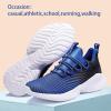 imageVITUOFLY Boys Sneakers Kids Running Shoes Girls Mesh Fitness Shoe Indoor Training Sneaker Lightweight Outdoor Sports Athletic Tennis Shoes for Little KidBig Kid8091kblue