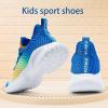 imageVITUOFLY Boys Sneakers Kids Running Shoes Girls Mesh Fitness Shoe Indoor Training Sneaker Lightweight Outdoor Sports Athletic Tennis Shoes for Little KidBig Kid8091colorfue Blue