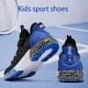imageVITUOFLY Boys Sneakers Kids Running Shoes Girls Mesh Fitness Shoe Indoor Training Sneaker Lightweight Outdoor Sports Athletic Tennis Shoes for Little KidBig Kid821black Blue