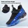 imageVITUOFLY Boys Sneakers Kids Running Shoes Girls Mesh Fitness Shoe Indoor Training Sneaker Lightweight Outdoor Sports Athletic Tennis Shoes for Little KidBig Kid8100blackBlue