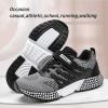 imageVITUOFLY Boys Sneakers Kids Running Shoes Girls Mesh Fitness Shoe Indoor Training Sneaker Lightweight Outdoor Sports Athletic Tennis Shoes for Little KidBig KidBlack Grey8139