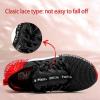 imageVITUOFLY Boys Sneakers Kids Running Shoes Girls Mesh Fitness Shoe Indoor Training Sneaker Lightweight Outdoor Sports Athletic Tennis Shoes for Little KidBig Kid821black Red