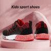 imageVITUOFLY Boys Sneakers Kids Running Shoes Girls Mesh Fitness Shoe Indoor Training Sneaker Lightweight Outdoor Sports Athletic Tennis Shoes for Little KidBig KidBlack Red8139