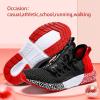imageVITUOFLY Boys Sneakers Kids Running Shoes Girls Mesh Fitness Shoe Indoor Training Sneaker Lightweight Outdoor Sports Athletic Tennis Shoes for Little KidBig Kid821black Red