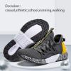imageVITUOFLY Boys Sneakers Kids Running Shoes Girls Mesh Fitness Shoe Indoor Training Sneaker Lightweight Outdoor Sports Athletic Tennis Shoes for Little KidBig Kid821dark Grey