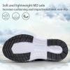 imageVITUOFLY Boys Sneakers Kids Running Shoes Girls Mesh Fitness Shoe Indoor Training Sneaker Lightweight Outdoor Sports Athletic Tennis Shoes for Little KidBig Kid821dark Grey