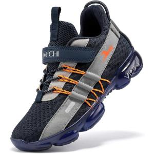 imageVITUOFLY Boys Sneakers Kids Running Shoes Girls Mesh Fitness Shoe Indoor Training Sneaker Lightweight Outdoor Sports Athletic Tennis Shoes for Little KidBig Kid8100blue