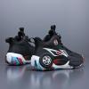 imageVITUOFLY Kids Basketball Shoes Boys Air Cushion Sneakers Girls Mid Top School Training Shoes NonSlip Outdoor Sports Shoes Comfortable Boys Running Shoes Durable Little KidBig KidBlack806