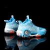 imageVITUOFLY Kids Basketball Shoes Boys Air Cushion Sneakers Girls Mid Top School Training Shoes NonSlip Outdoor Sports Shoes Comfortable Boys Running Shoes Durable Little KidBig KidBlue399
