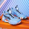 imageVITUOFLY Kids Basketball Shoes Boys Air Cushion Sneakers Girls Mid Top School Training Shoes NonSlip Outdoor Sports Shoes Comfortable Boys Running Shoes Durable Little KidBig KidBlue806