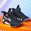 imageVITUOFLY Kids Basketball Shoes Boys Air Cushion Sneakers Girls Mid Top School Training Shoes NonSlip Outdoor Sports Shoes Comfortable Boys Running Shoes Durable Little KidBig KidBlack806