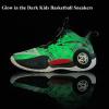 imageVITUOFLY Kids Basketball Shoes Boys Air Cushion Sneakers Girls Mid Top School Training Shoes NonSlip Outdoor Sports Shoes Comfortable Boys Running Shoes Durable Little KidBig KidBlack399