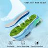 imageVITUOFLY Kids Basketball Shoes Boys Air Cushion Sneakers Girls Mid Top School Training Shoes NonSlip Outdoor Sports Shoes Comfortable Boys Running Shoes Durable Little KidBig KidBlueGreen8235