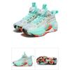 imageVITUOFLY Kids Basketball Shoes Boys Air Cushion Sneakers Girls Mid Top School Training Shoes NonSlip Outdoor Sports Shoes Comfortable Boys Running Shoes Durable Little KidBig KidGreen806