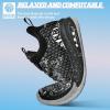 imageWETIKE Boys Girls Shoes  Kids Sneakers for Running Basketball ampamp Tennis  NonSlipBlackf28