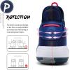 imageWETIKE Boys Girls Shoes  Kids Sneakers for Running Basketball ampamp Tennis  NonSlipVibrant Blue White