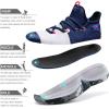 imageWETIKE Boys Girls Shoes  Kids Sneakers for Running Basketball ampamp Tennis  NonSlipVibrant Blue White