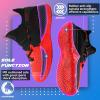 imageWETIKE Boys Girls Shoes  Kids Sneakers for Running Basketball ampamp Tennis  NonSlipVibrant Red
