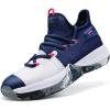 imageWETIKE Boys Girls Shoes  Kids Sneakers for Running Basketball ampamp Tennis  NonSlipVibrant Blue White