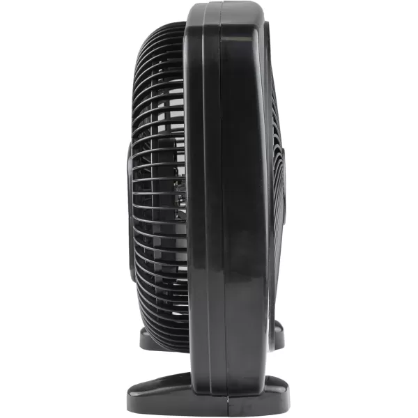 Comfort Zone Box Fan, 9 inch, Portable, Electric Quiet, 3 Speed, Small Box Fan, Desk Fan, Table Fan, Airflow 9.65 ft/sec, Ideal for Home, Bedroom, Dorm, &amp; Office, CZ9BWT