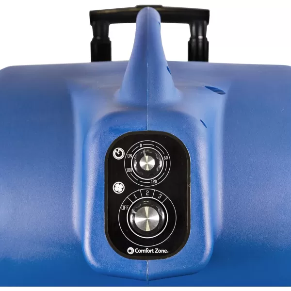 Comfort Zone CZBC121T 1/2HP High Velocity Air Mover, 3-Speeds, Timer, Adjustable Angles, Blue