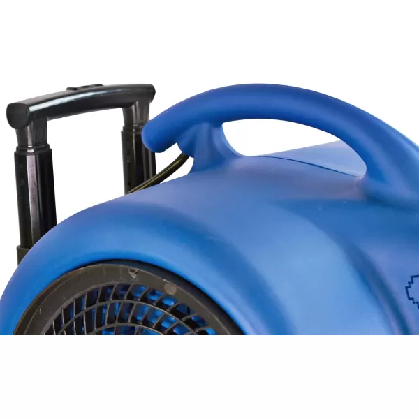 Comfort Zone CZBC121T 1/2HP High Velocity Air Mover, 3-Speeds, Timer, Adjustable Angles, Blue