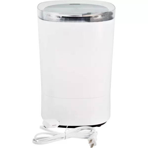 Comfort Zone CZHD60 1.5-Gallon/5.5-Liter Ultrasonic Humidifier with Top Fill Tank, Built-in Aromatherapy Tray, and Illuminated Touch Controls, White
