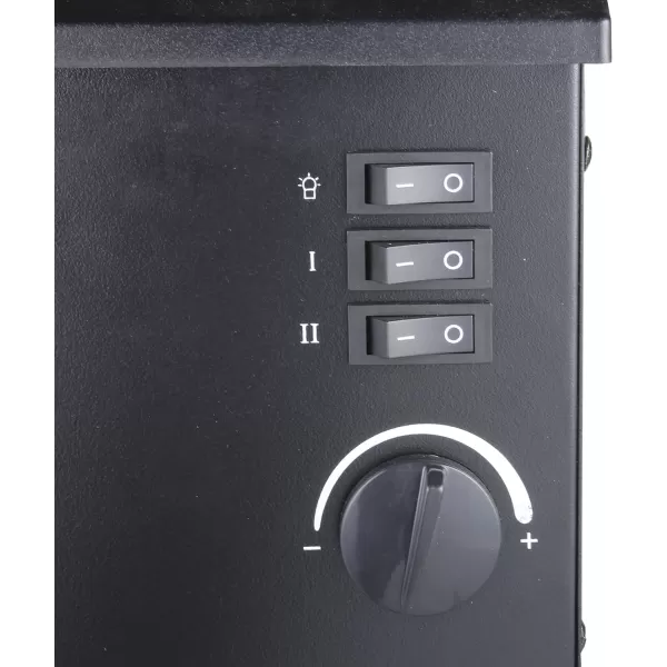 Comfort Zone Electric Fireplace Space Heater, Traditional Warm Stove Style, Realistic 3D Flame Effect, Adjustable Thermostat, &amp; Overheat Protection, Ideal for Home, Bedroom, &amp; Office, 1,500W, CZFP4