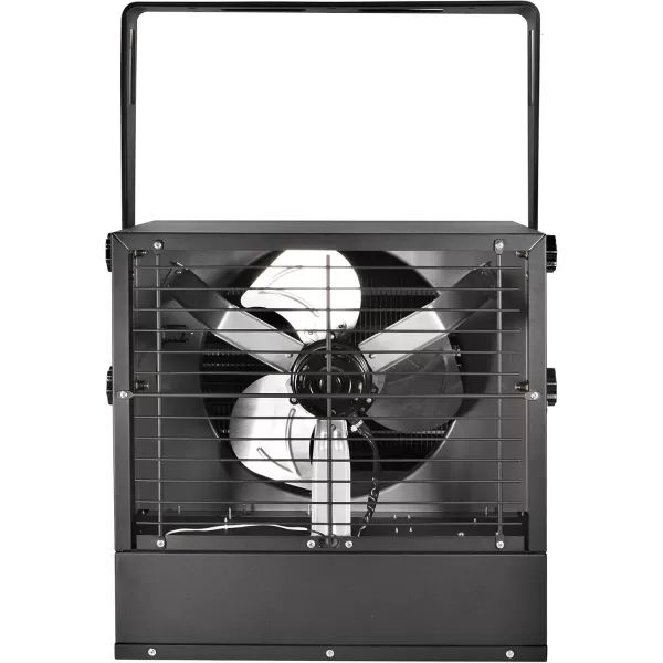 Comfort Zone Hard-Wired Ceiling Mount Garage Space Heater with Remote, 7,500 Watt, 240 Volt, Fan-Forced, Overheat Protection, Digital Thermostat, 12-Hour Timer, Ideal for Garage &amp; Workshop, CZ230ER