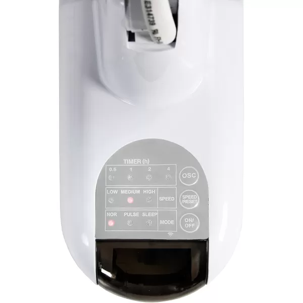 Comfort Zone Oscillating Wall Mount Fan with Adjustable Tilt, 16 inch, 3 Speed, Metal Grille, 90 Degree Oscillation, Airflow 14.07 ft/sec, Ideal for Home, Bedroom, Gym &amp; Office, CZ16W