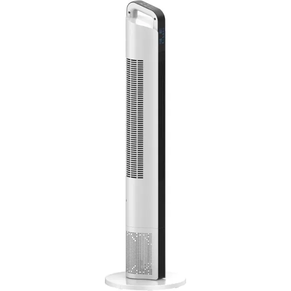 Comfort Zone 42" Oscillating Tower fan with Remote Control, Easy-to-Use Touch Screen with LED Display, 3-Speed Settings, 7-Hour Timer, Black, CZTF421RBK