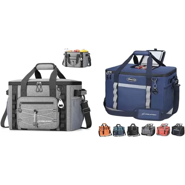Maelstrom 80 Can Soft Sided Cooler Bag, Insulated Hard-Bottom, Leakproof, Portable, 72L Capacity, Black