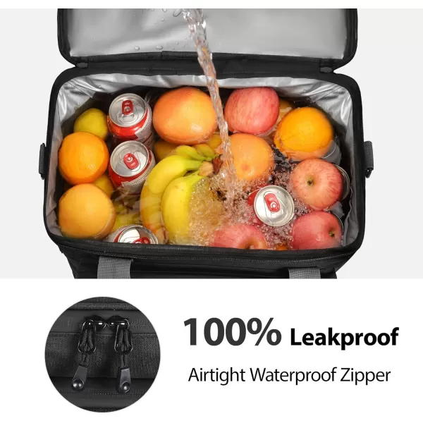 Maelstrom 80 Can Soft Sided Cooler Bag, Insulated Hard-Bottom, Leakproof, Portable, 72L Capacity, Black