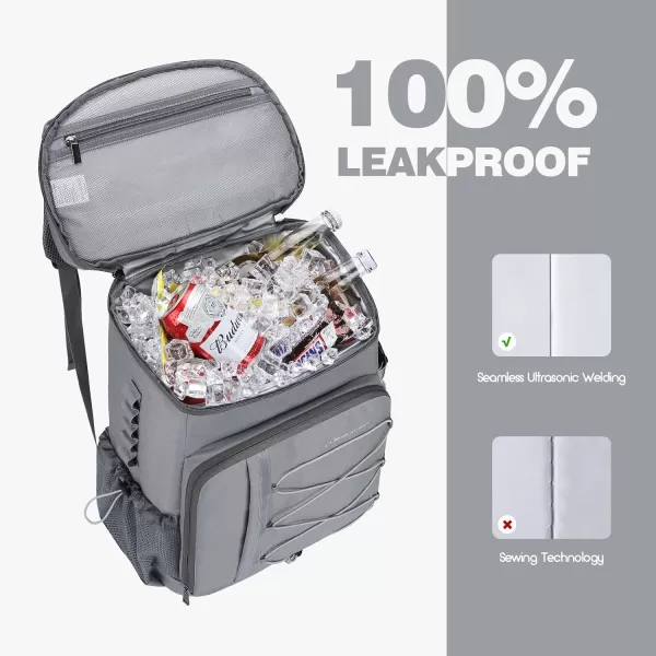 Maelstrom Cooler Backpack,35 Can Backpack Cooler Leakproof,Insulated Soft Cooler Bag,Camping Cooler,Beach Cooler,Ice Chest Backpack,Lightweight Travel Cooler Lunch Backpack for Hiking,Shopping