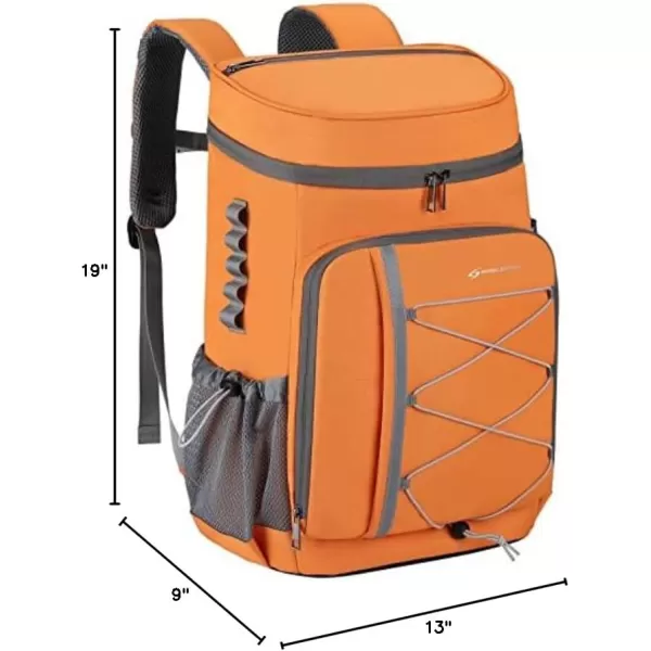 Maelstrom Cooler Backpack,35 Can Backpack Cooler Leakproof,Insulated Soft Cooler Bag,Camping Cooler,Beach Cooler,Ice Chest Backpack,Lightweight Travel Cooler Lunch Backpack for Hiking,Shopping